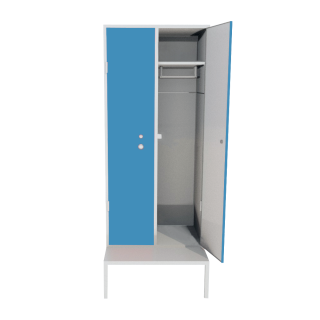 Металлический шкаф для одежды ШРМ-С 1860x800x500 мм